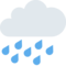 Cloud With Rain emoji on Twitter
